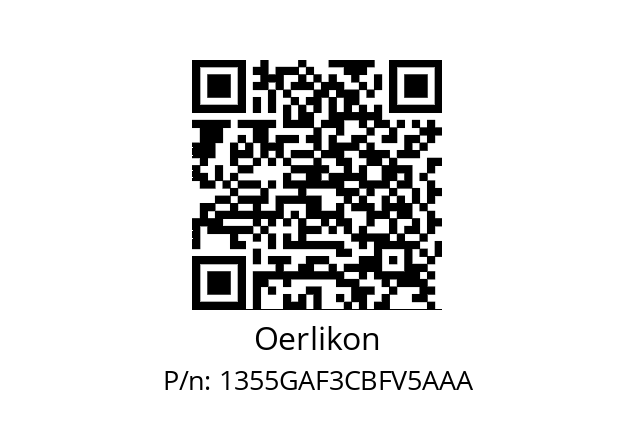   Oerlikon 1355GAF3CBFV5AAA