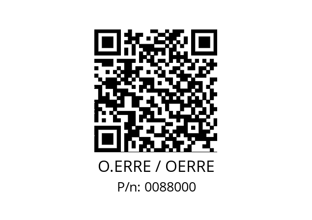   O.ERRE / OERRE 0088000