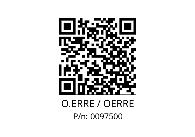   O.ERRE / OERRE 0097500