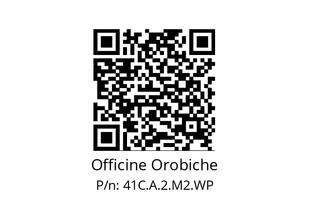   Officine Orobiche 41C.A.2.M2.WP