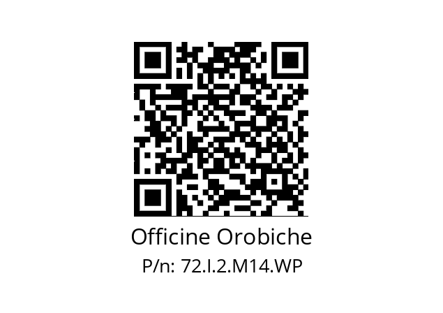   Officine Orobiche 72.I.2.M14.WP