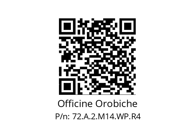   Officine Orobiche 72.A.2.M14.WP.R4