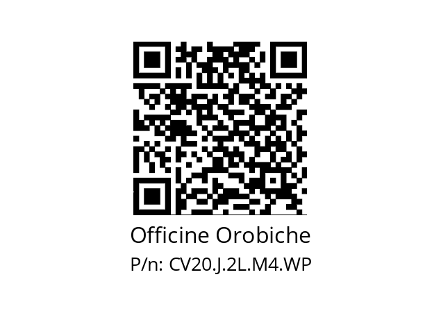   Officine Orobiche CV20.J.2L.M4.WP