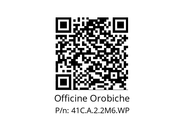   Officine Orobiche 41C.A.2.2M6.WP