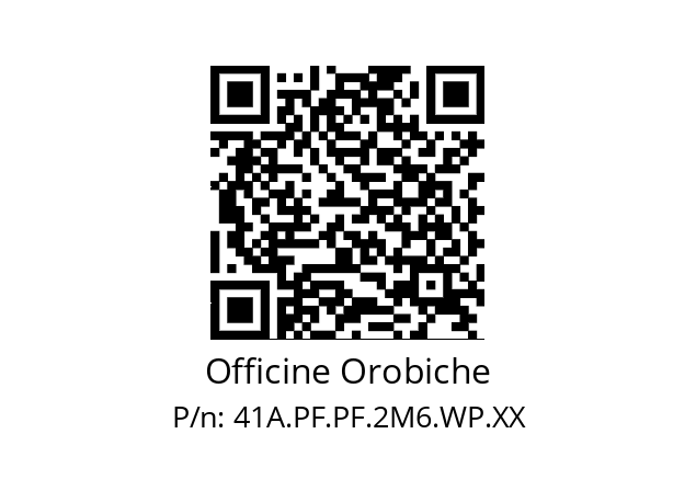   Officine Orobiche 41A.PF.PF.2M6.WP.XX