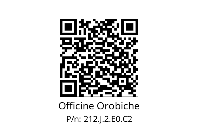   Officine Orobiche 212.J.2.E0.C2