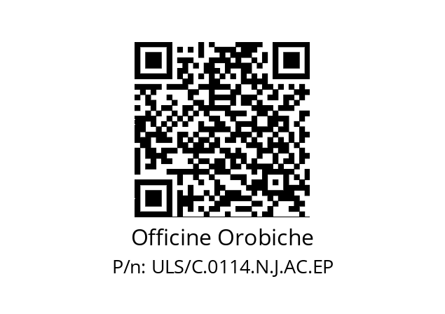   Officine Orobiche ULS/C.0114.N.J.AC.EP