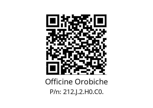   Officine Orobiche 212.J.2.H0.C0.