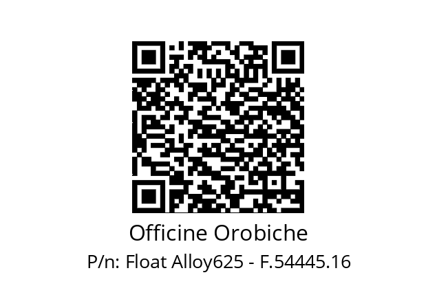   Officine Orobiche Float Alloy625 - F.54445.16