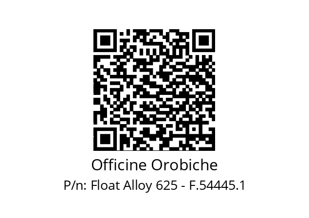   Officine Orobiche Float Alloy 625 - F.54445.1