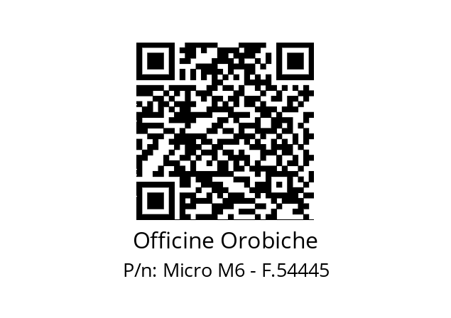   Officine Orobiche Micro M6 - F.54445