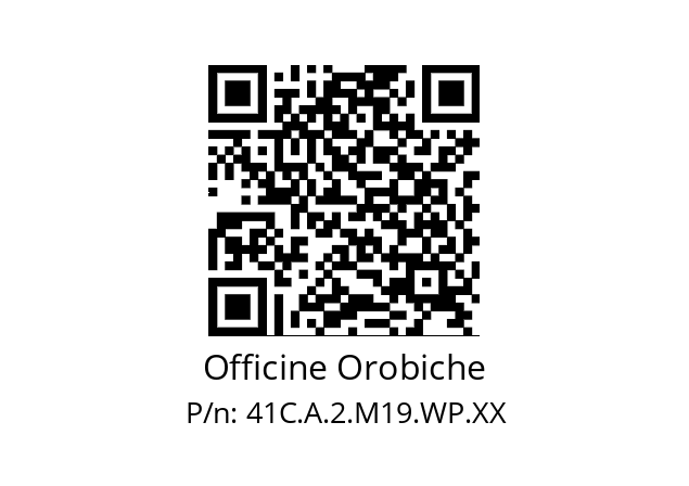   Officine Orobiche 41C.A.2.M19.WP.XX