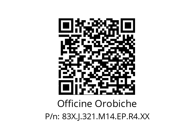   Officine Orobiche 83X.J.321.M14.EP.R4.XX