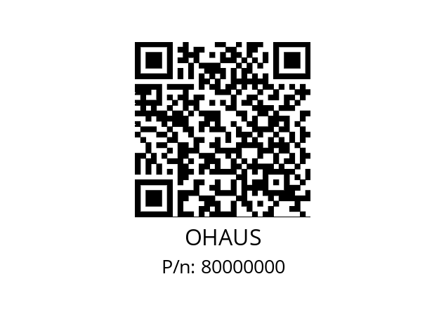   OHAUS 80000000