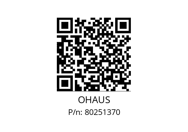   OHAUS 80251370