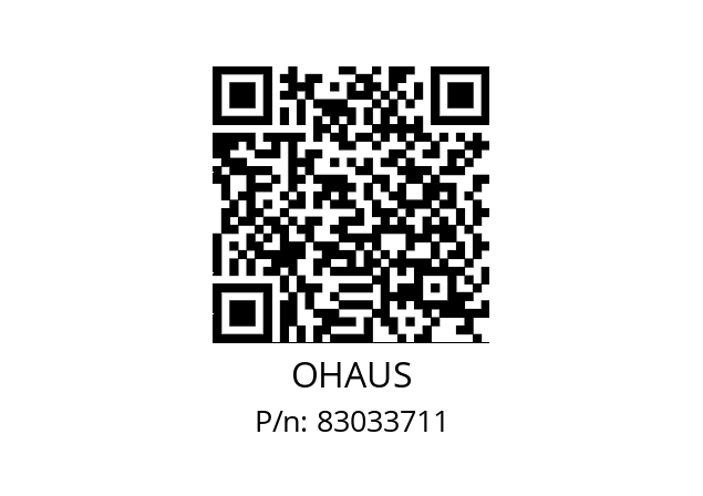   OHAUS 83033711