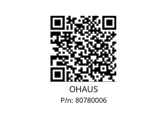   OHAUS 80780006