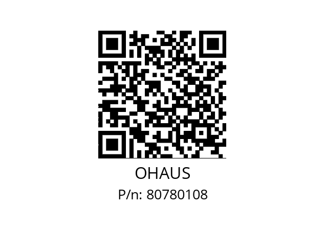   OHAUS 80780108