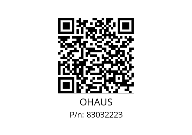   OHAUS 83032223