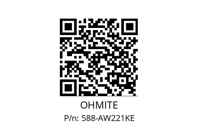  AW221KE OHMITE 588-AW221KE