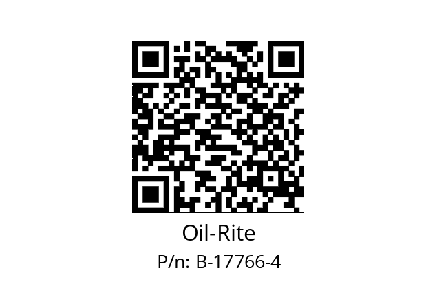   Oil-Rite B-17766-4