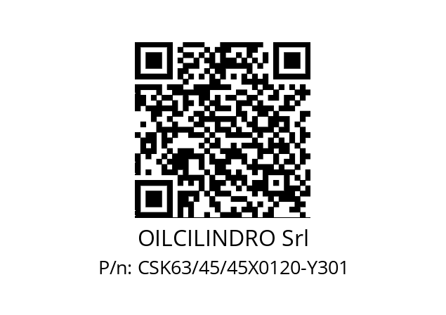   OILCILINDRO Srl CSK63/45/45X0120-Y301