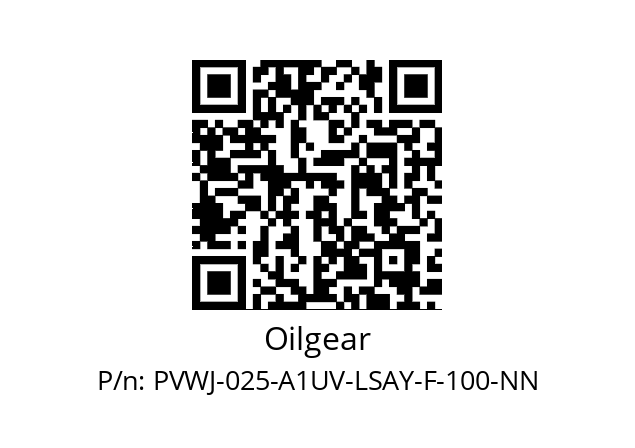   Oilgear PVWJ-025-A1UV-LSAY-F-100-NN