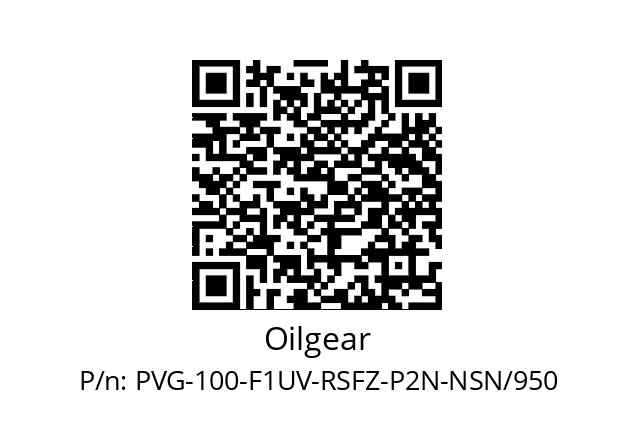   Oilgear PVG-100-F1UV-RSFZ-P2N-NSN/950