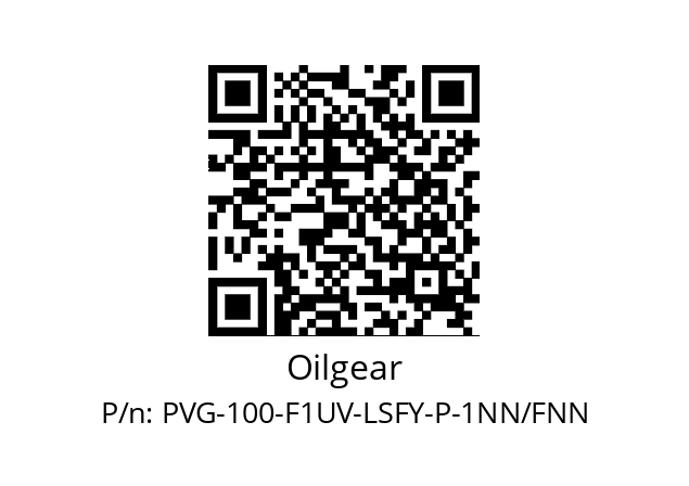   Oilgear PVG-100-F1UV-LSFY-P-1NN/FNN