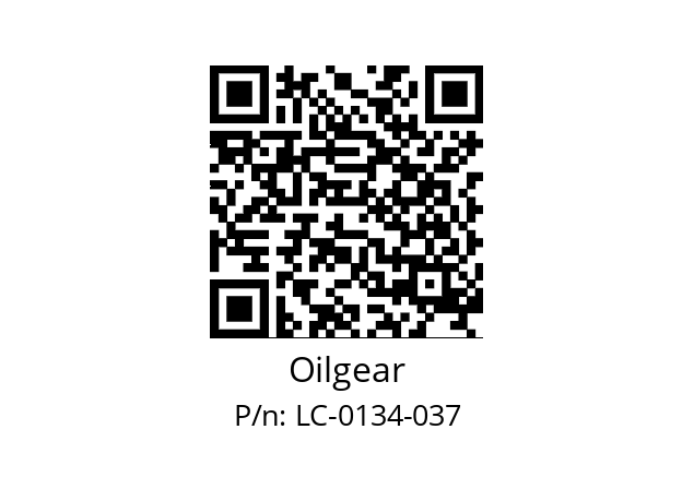   Oilgear LC-0134-037