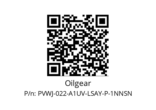   Oilgear PVWJ-022-A1UV-LSAY-P-1NNSN