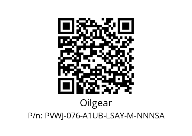   Oilgear PVWJ-076-A1UB-LSAY-M-NNNSA