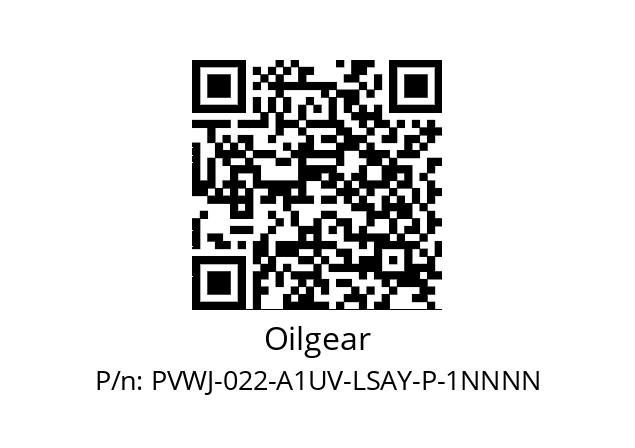   Oilgear PVWJ-022-A1UV-LSAY-P-1NNNN