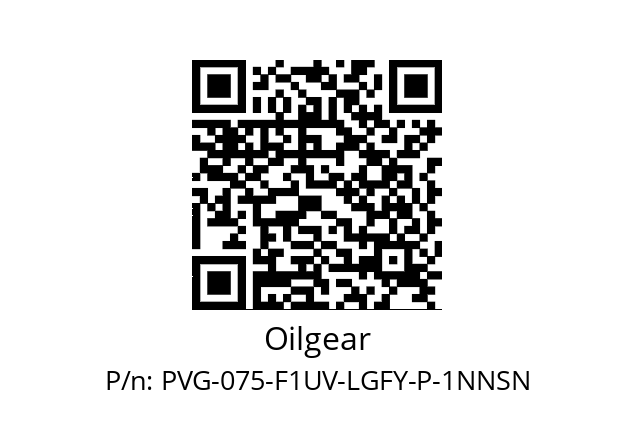   Oilgear PVG-075-F1UV-LGFY-P-1NNSN