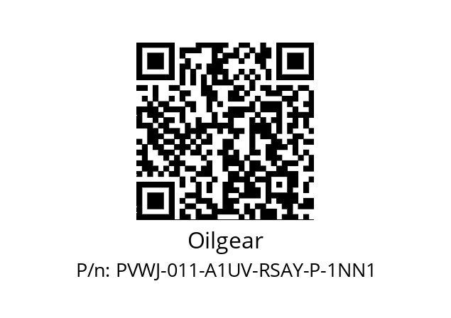   Oilgear PVWJ-011-A1UV-RSAY-P-1NN1