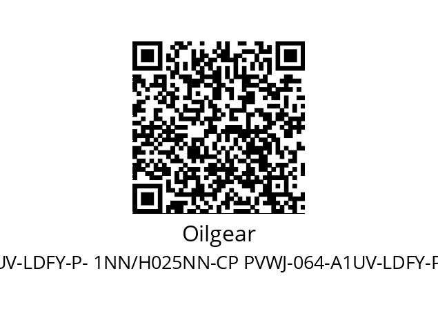   Oilgear PVWJ-064-A1UV-LDFY-P- 1NN/H025NN-CP PVWJ-064-A1UV-LDFY-P-1NN/H025NN-CP