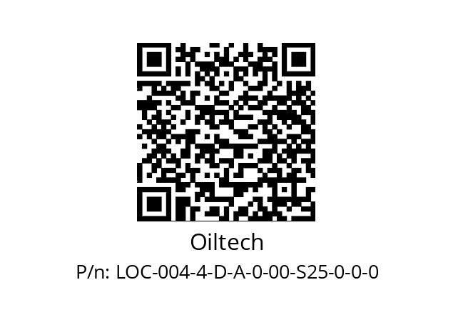   Oiltech LOC-004-4-D-A-0-00-S25-0-0-0