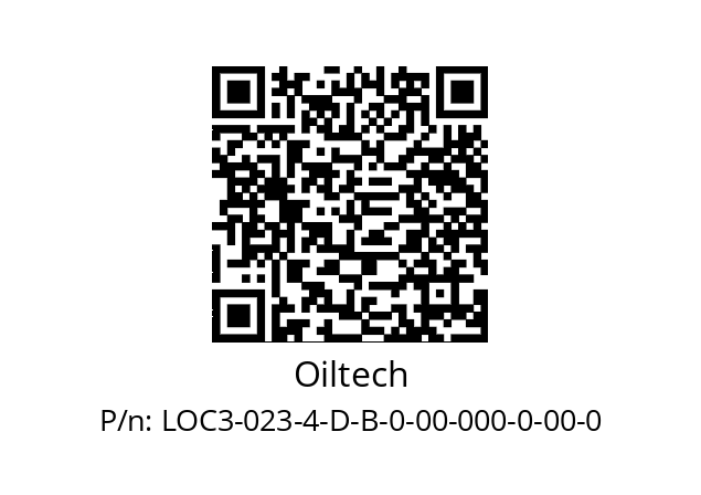   Oiltech LOC3-023-4-D-B-0-00-000-0-00-0