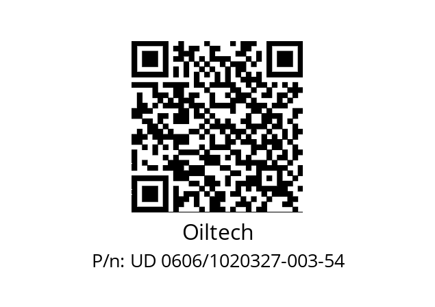   Oiltech UD 0606/1020327-003-54