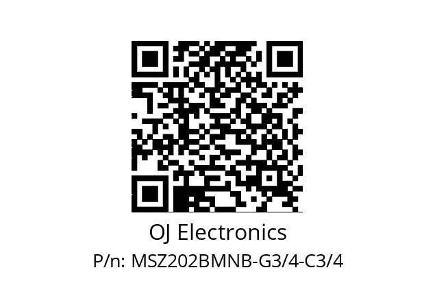   OJ Electronics MSZ202BMNB-G3/4-C3/4