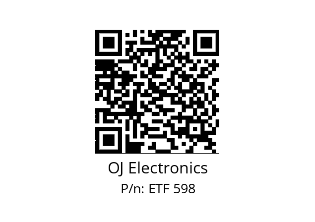   OJ Electronics ETF 598