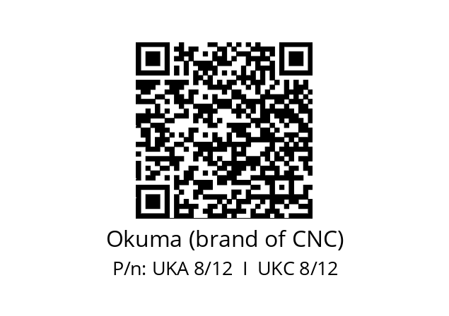   Okuma (brand of CNC) UKA 8/12  I  UKC 8/12