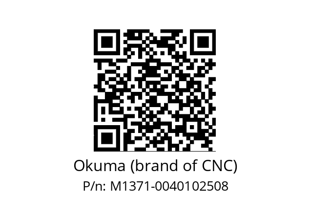   Okuma (brand of CNC) M1371-0040102508