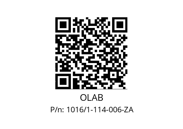   OLAB 1016/1-114-006-ZA