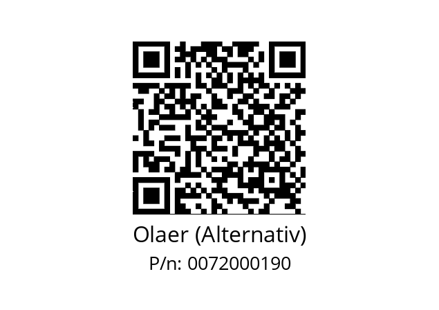   Olaer (Alternativ) 0072000190