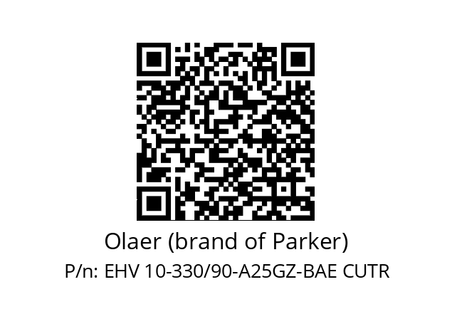   Olaer (brand of Parker) EHV 10-330/90-A25GZ-BAE CUTR