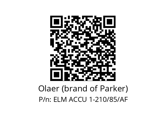   Olaer (brand of Parker) ELМ ACCU 1-210/85/AF