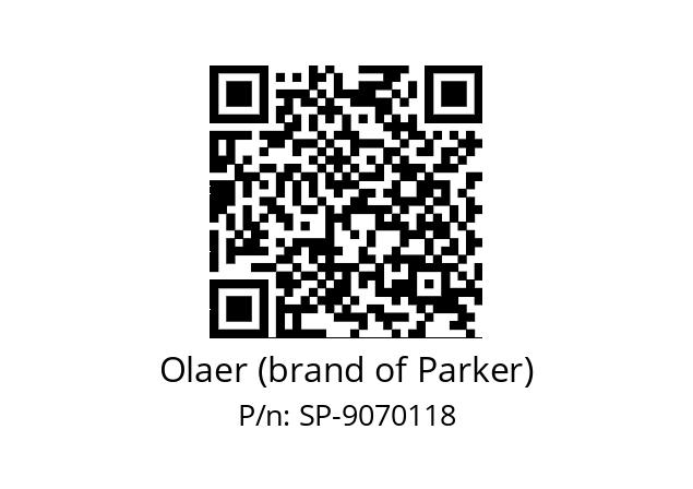   Olaer (brand of Parker) SP-9070118