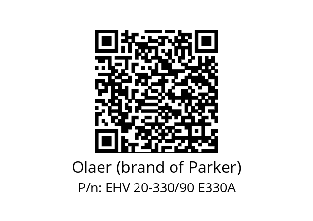   Olaer (brand of Parker) EHV 20-330/90 E330A