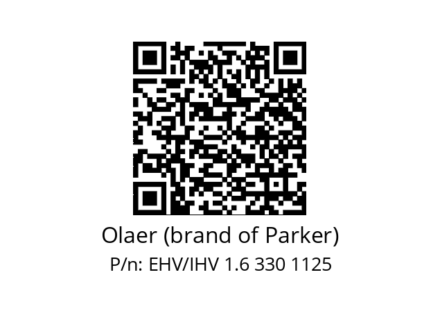   Olaer (brand of Parker) EHV/IHV 1.6 330 1125